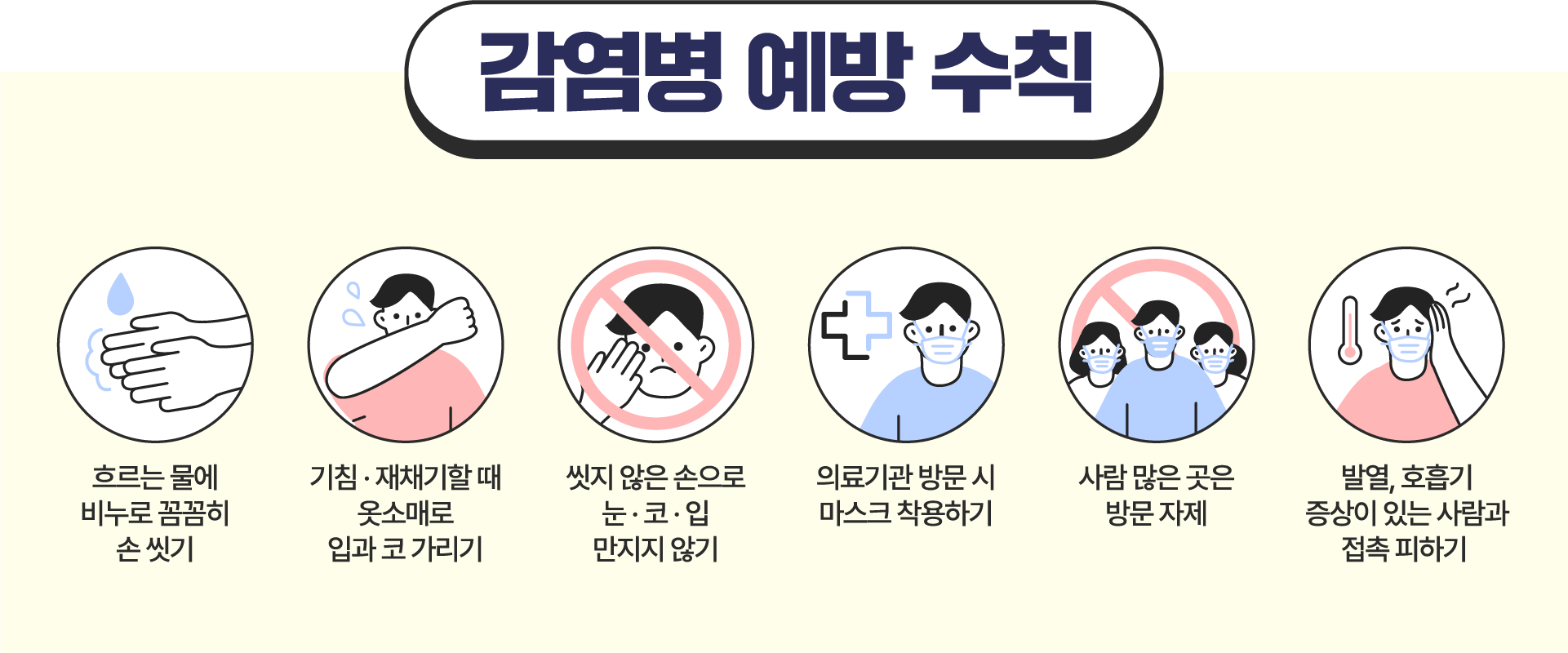 감염병 예방 수칙